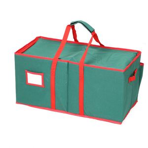 Caja de Almacenamiento para Adornos Navideños Oxford, Contenedor Plegable para Guardar Adornos Navideños - Product Image 1