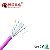 Câble réseau Brothers-Y 1000 pieds 305 m Boîte Bleu UTP CAT6 4 paires 23AWG Cuivre Gaine en PVC Câble LAN