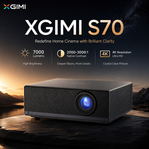 Projecteur laser DLP 4K XGIMI S70 S80 S90, 7000 lumens, haut-parleurs intégrés, home cinéma, affichage ultra HD pour grandes surfaces - Product Image 1