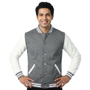 Starter Plain Print Windbreaker Letterman Train Chaqueta bordada Bomber Varsity CollegeBaseballjacket para hombres - Product Image 1