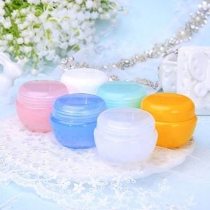Empty <b>Plastic</b> Cosmetic <b>Jars</b> 5g10g 20g 30g 50g Colors PP Cream Face Cream Bottle White <b>Plastic</b> Cosmetic <b>Jars</b> - Product Image 5