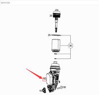 New High Quality Black Engine Oil Filter Housing Assembly M270/260 Metal Rubber Sealing Parts