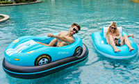 Stock usine Nouveauté 2026 Bateau tamponneur gonflable électrique motorisé rechargeable pour piscine, lac et fête
