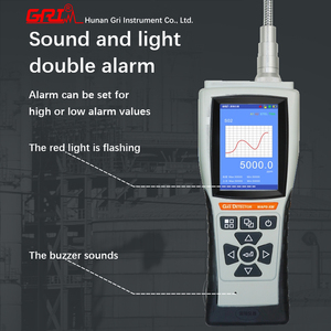 Détecteur de gaz de dioxyde de carbone en aluminium Portable compteur numérique moniteur alerte vibrant alarme de lumière sonore <span class=keywords><strong>mesure</strong></span> continue - Product Image 6