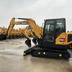 Excavatrice d'occasion de haute qualité à bas prix SANY SY55c 5,5 tonnes Mini excavatrice SANY SY55 Excavatrice d'occasion à vendre - Product Image 3