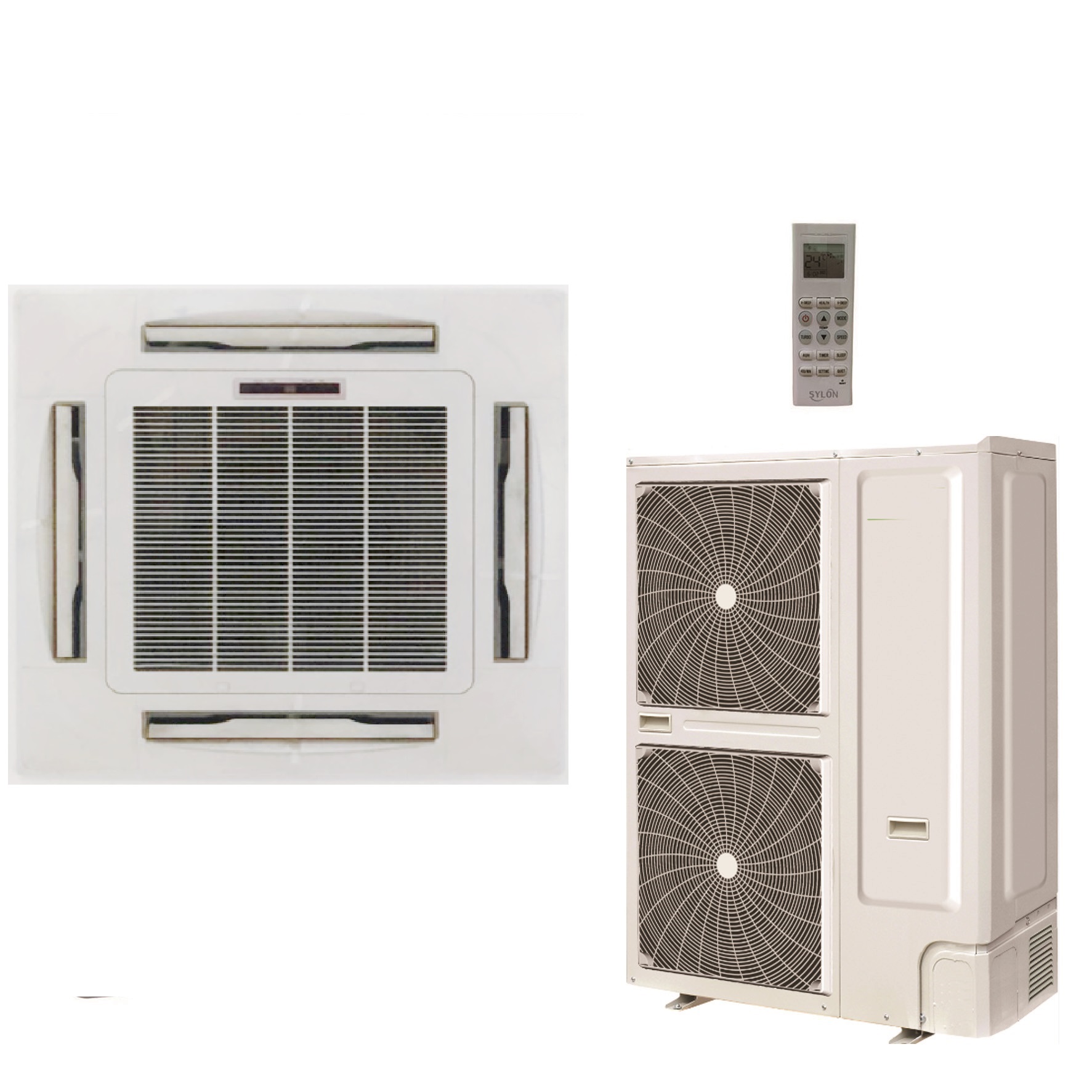 Коммерческий Инвертор постоянного тока 18000btu-48000btu, центральный кондиционер, комнаты переменного тока, свободные запасные части, Электрический бытовой потолок, 1 год CB