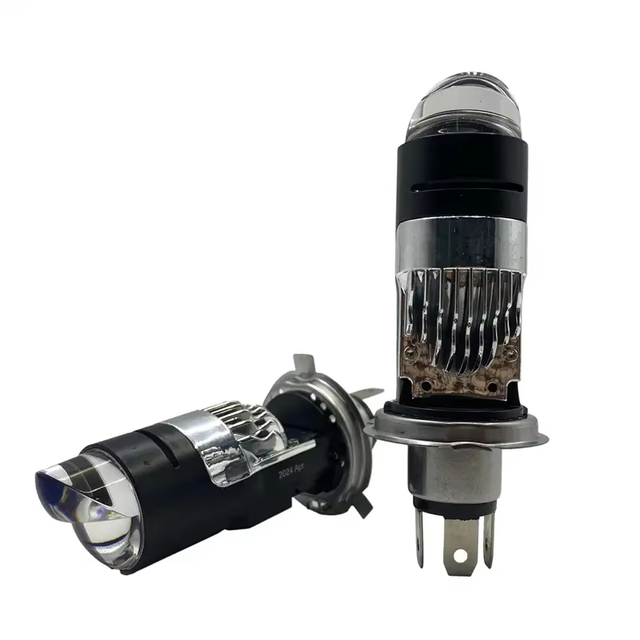 Y1 MT-H4 Bi Led Projector Lens 6000K High Brightness 12V New H4 Projector Lens Laser Projector for Car Headlight Retrofit