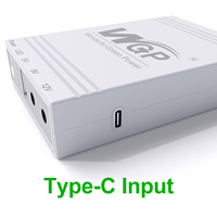 WGP DC 5v 9V 12v Mini UPS untuk Router Wifi Tipe-c Mini UPS untuk Internet Wifi UPS 12v