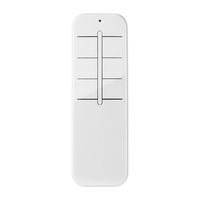 YET2185 Télécommande RF 433 MHz à code d'apprentissage Dooy pour système de sécurité, contrôleur de volet roulant et moteur de rideau tubulaire