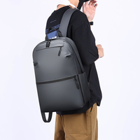 Sac à dos d'affaires pour hommes, sac de voyage 20-35L, compartiment pour ordinateur portable en nylon, sac d'ordinateur respirant pour le travail et les déplacements, 15 pouces