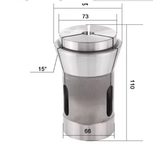 Mandril de sujeción manual Stuka para Citizen Cincom L32 F37 1536E TD32 T42 28.01 para torno tipo 3 mordazas con buje guía de carburo - Product Image 5