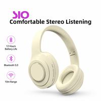 Casque sans fil Gertek Chip avec affichage de la batterie et connexion multipoint, 12H d'autonomie, écouteurs stéréo BT 5.0