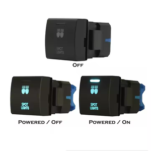 ABS Chất lượng cao New 12V 22.5x22.5 mét LED off push <span class=keywords><strong>button</strong></span> chuyển đổi cho TOYOTA vuông Landcruiser Prado - Product Image 6