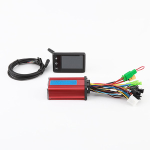 Kit WXGN201 rojo pequeño con pantalla a color y controlador, 24V/36V/48V/60V, 350W/400W universal para bicicleta eléctrica L891 - Product Image 4
