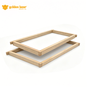 Marco de colmena de madera de pino sin ensamblar FR-1 para equipos de apicultura Langstroth, se acepta OEM - Product Image 4