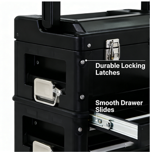 Modern Metal Tool <strong>Cabinets</strong> 5 Drawers Adjustable Height Heavy-Duty Mechanical Storage Workshop OEM Customizable <strong>Keyed</strong> <strong>Locking</strong> - Product Image 3