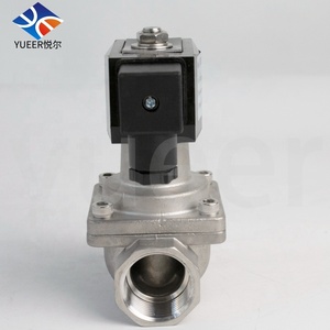 Katup Solenoid Uap Air Baja Tahan Karat Tipe <span class=keywords><strong>Pilot</strong></span> Biasanya Tertutup 16 Bar 2/2 Cara - Product Image 3