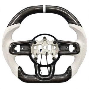 Volante Personalizado de Fibra de Carbono Real para Jeep Wrangler JL Unlimited 2018 2019 2020 2021 <span class=keywords><strong>2022</strong></span> 2023 2024 Todoterreno - Product Image 3
