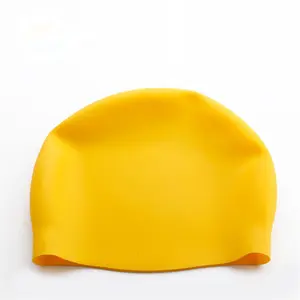 2024 Seamless High Elastic Cheap Price Swimming Cap Custom Silicone Printed Swim Hat