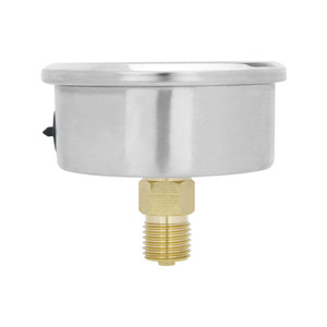 เกจวัดแรงดันสแตนเลส YN60Z เกลียว M14x1.5 ทนต่อแรงกระแทก เกจวัดแรงดันไฮดรอลิกและนิวเมติกแบบอเนกประสงค์ - Product Image 1