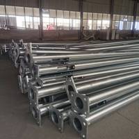 Poste de Luz Galvanizado Personalizado SLOER con Brazos Dobles o Simples de 4m, 5m, 6m, 7m, 8m, 9m, 10m, 11m, 12m