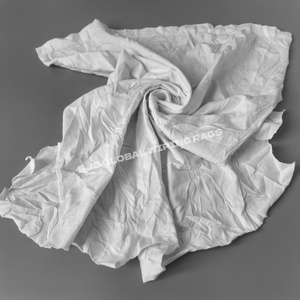 Trapos de limpieza blancos para estampado, trapos industriales de algodón, trapos de camiseta de algodón blancos, bolsa de 10 kg - Product Image 1