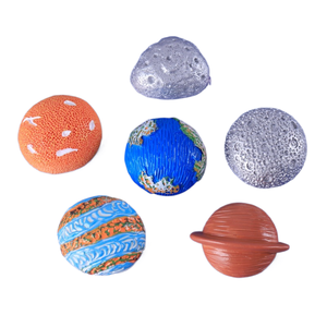 Universo, espacio, planetas, Tierra, Luna, imanes personalizados para nevera, accesorios de joyería de resina de astronauta, transfronterizo - Product Image 2
