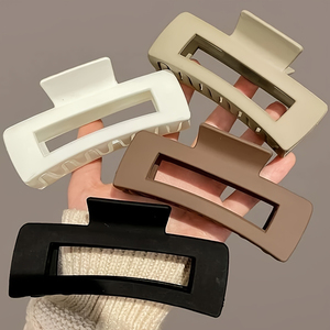 Juego de 4 Horquillas para el Cabello de Diseño Simple y Popular, Forma Geométrica de Lujo Ligero, Horquillas para Mujer con Estilo, Joyería de Moda al por Mayor - Product Image 1