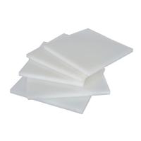 Feuille de PVC blanc laiteux de 3 mm d'épaisseur, panneau opaque à haute diffusion lumineuse avec service de découpe pour caissons lumineux et signalétique LED