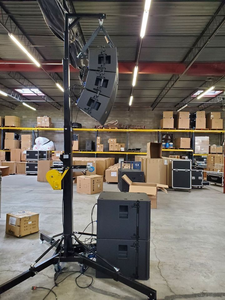 Telescoping truss tower Crank <b>stand</b> for events Stage lift tower <b>Speaker</b> light truss Event equipment tower - Product Image 2