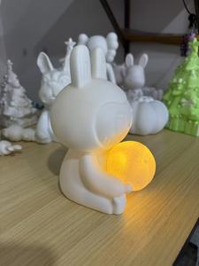 Lampada <span class=keywords><strong>Luna</strong></span> DIY con Orso Fluido, Luce <span class=keywords><strong>Luna</strong></span> Creativa Stile Orso <span class=keywords><strong>e</strong></span> Coniglio, Kit Pittura Fai-da-Te per Bambini <span class=keywords><strong>e</strong></span> Adulti - Product Image 6