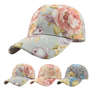 Nouvelles casquettes de baseball florales 100 % coton pour le printemps et l'été – Tendance, protection solaire, loisirs en extérieur pour hommes et femmes - Product Image 4