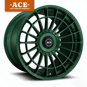 Rines de Fábrica de Aleación de Aluminio Forjado Monobloque ACE T6061 Verde Oscuro para Porsche, BMW, Audi, Mercedes, Mustang - Product Image 1