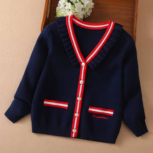 E2WOO Nuevo Suéter de Niña para Primavera y Otoño, Suéter Cárdigan de Manga Larga con Botones para Niñas de 3 a 12 Años - Product Image 4