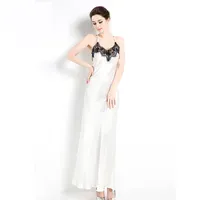 豪華でエレガントな通気性のあるシルクマキシナイトドレス100% ピュアシルクドレス