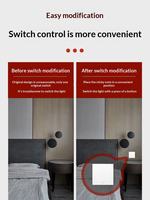 Module d'interrupteur sans fil RF 433 MHz LINGJU RD11-5 pour lampe de plafond, portée 10-30 m, 10A/220V, compatible Android IOS