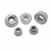 Komponen Cincin Keramik Kompatibel Raytools, Pengganti Dudukan Nozzle untuk Bagian Kepala Mesin Pemotong Laser Serat
