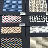 Tela Tejida de Cuero, Cinta Plana y Cordón, Tejido de Cesta, Tapicería para Asientos de Coche, Material de Acabado Interior Resistente a las Arrugas