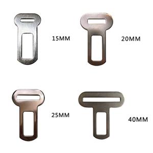 Boucle de ceinture de sécurité automobile en métal nickel blanc 25 mm pour laisse de traction pour animaux de compagnie – Porte-bonheur et joie - Product Image 3