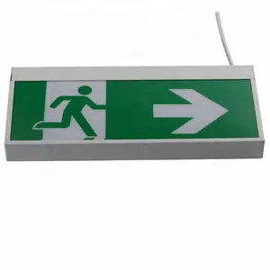 Maintained LED Fireproof Emergency Ni-Cd Battery Backup LED Rechargeable Emergency Exit Sign Light