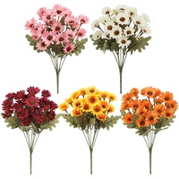 Fleur artificielle style nordique, petite marguerite camomille, pour décoration intérieure, cérémonie de mariage, fleur d'ingénierie