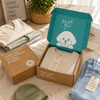Boîte d'expédition en kraft personnalisée de haute qualité avec logo imprimé, boîte en carton couleur, boîte d'expédition en carton pour vêtements, petite entreprise