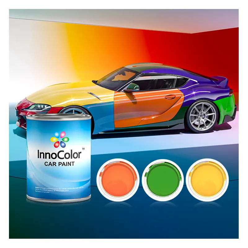 Auto Paint Hs Clear Coat Epoxy Primer Free Samples High Gloss Mirror Chrome Metallic Car Refinish Colors Auto Paint