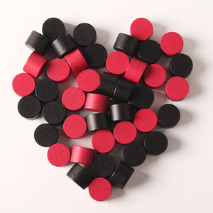 Jetons de jeu de société <span class=keywords><strong>en</strong></span> <span class=keywords><strong>bois</strong></span> ronds personnalisés, jetons circulaires <span class=keywords><strong>en</strong></span> <span class=keywords><strong>bois</strong></span> pour dames et accessoires de jeu de société - Product Image 1