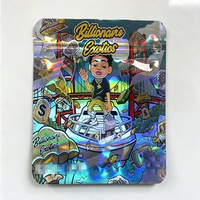 Sacs en aluminium et mylar personnalisés, anti-odeur, qualité alimentaire, fermeture éclair en plastique à l'épreuve des enfants, sacs doypack 1g 3.5g 7g