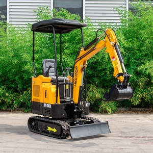 Mini-excavatrice compacte pour l'agriculture et l'aménagement paysager - 1500 kg, excavatrice à rotation zéro - Product Image 3
