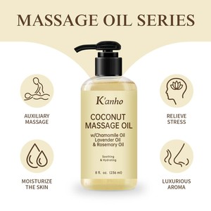 Huile essentielle de lavande naturelle Kanho pour <span class=keywords><strong>massage</strong></span> de couple sensuel Relaxant Raffermissant Bienfaits de l'huile de soin du corps - Product Image 5