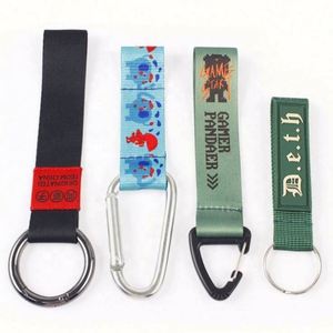High Quality Sublimation Printed Wrist Lanyard With Eagle Mouth Buckle USB Short Strap Lanyard With Logo <b>Custom</b> <b>Keychain</b> - Product Image 2
