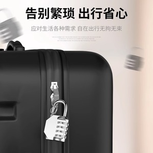 Leves Combination Padlock 3 Digit Steel Shackle Metal Body For Travel Suitcase <b>Backpack</b> Gym Locker Security Lock - Product Image 4