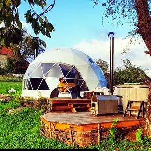 Glamping Zelt Luxushotel mit Bad Kuppel Haus Camping Zelte Isolierung Hotel Zelt